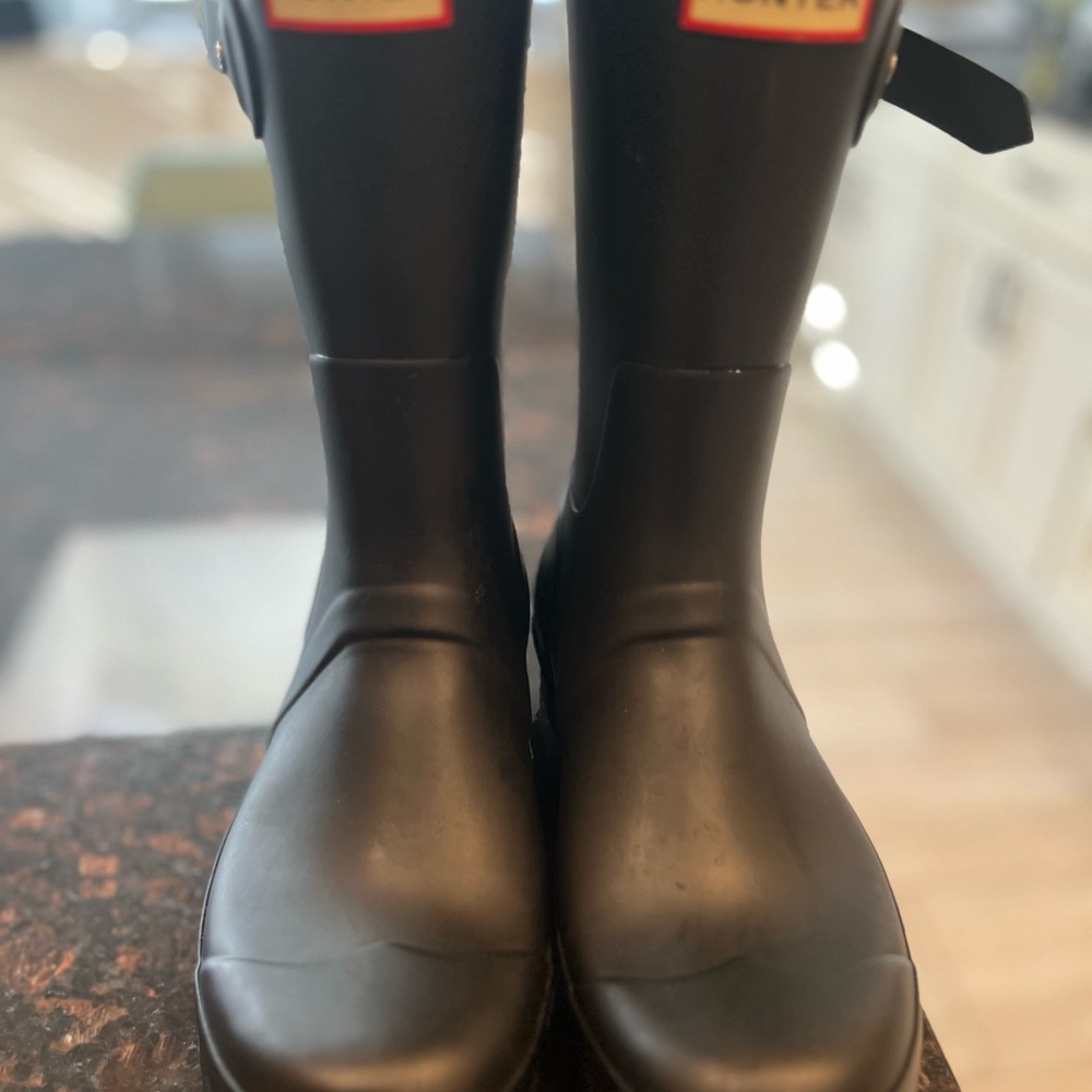 Hunter Mens Original Short Rain Boot size 10